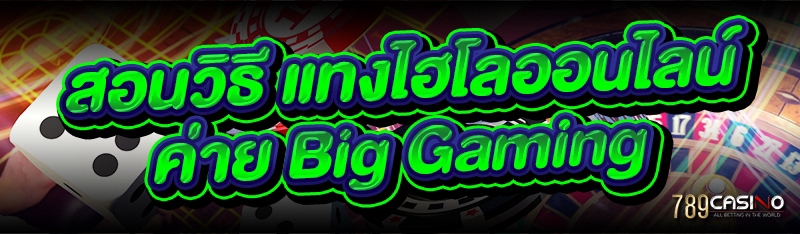 สอนวิธี แทงไฮโลออนไลน์ ค่าย Big Gaming